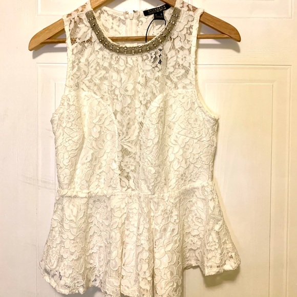 Lace Peplum Top *BRAND NEW* - Picture 1 of 3